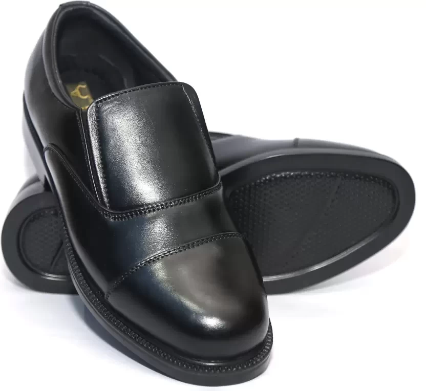 Icebull Leather Formal Police Shoes (JEF074)